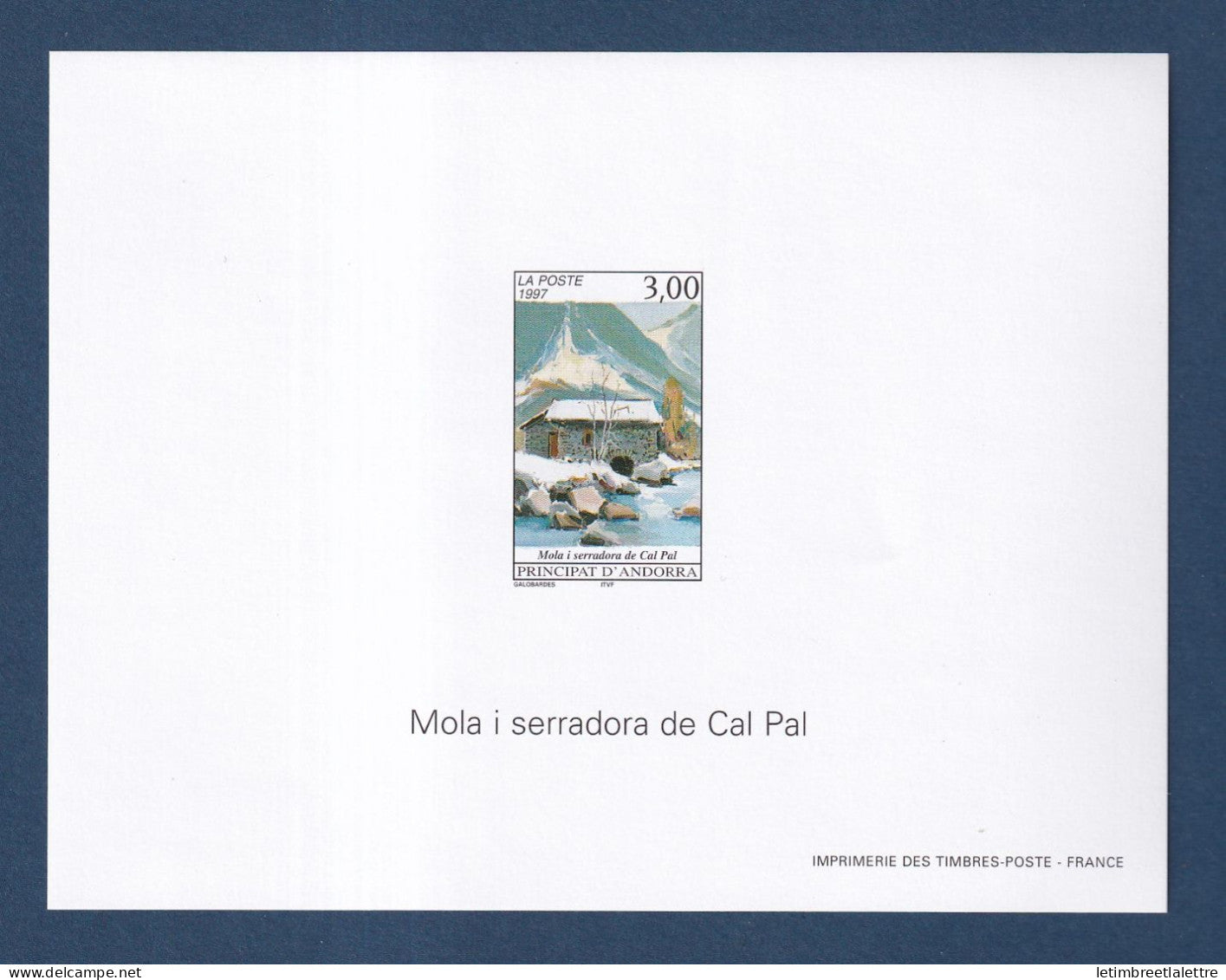 Andorre - Bloc Feuillet non dentelé avec gomme - YT n° 489 ** - Neuf sans charnière - ND - 1997