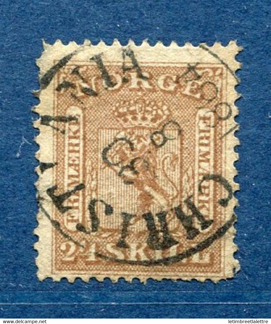 ⭐ Norvège - YT n° 10 - Oblitéré - 1863 ⭐