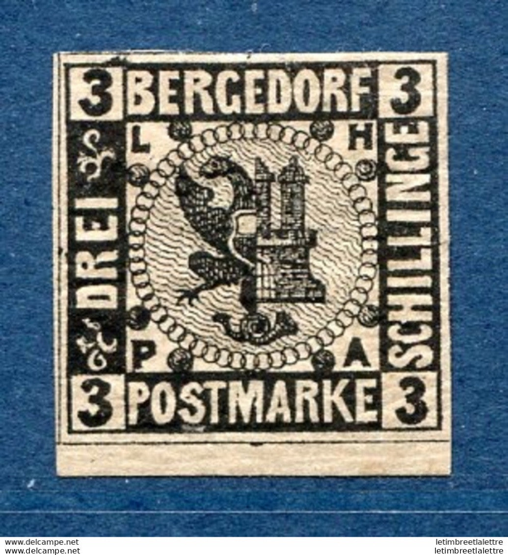 Bergedorf - YT n° 5 * - Neuf avec charnière - 1861