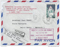 Premiere liaison aérienne Paris - St Denis de la Réunion Compagnie " Air France " 4 Aout 1967