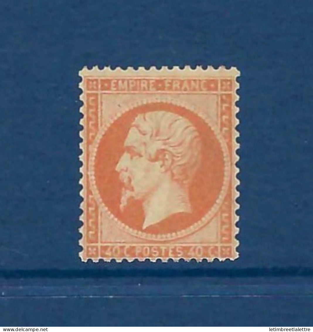 France - YT n° 23 * - neuf avec charnière - Première charnière - Très frais - 1862