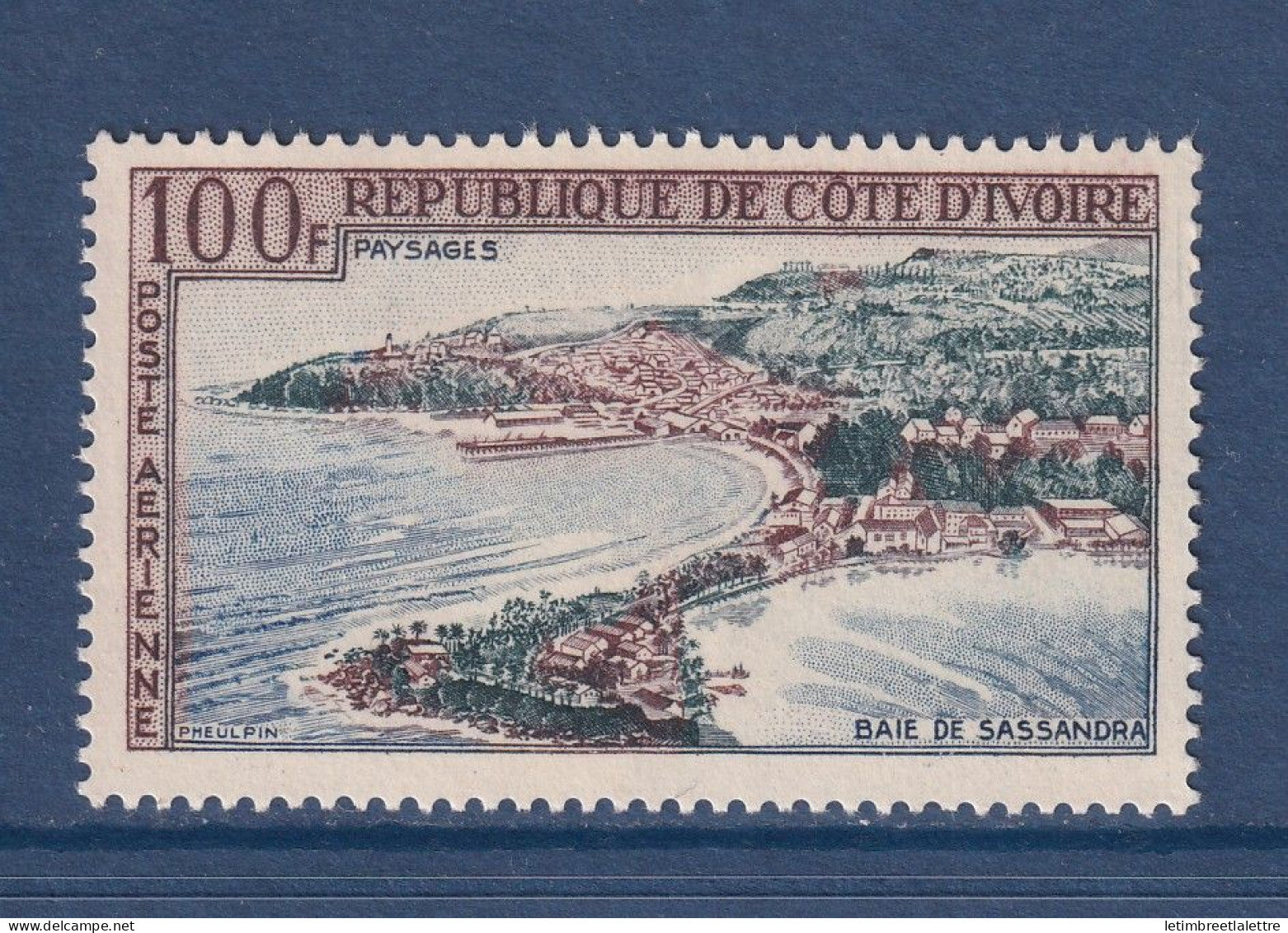 Côte d'Ivoire - poste aérienne - YT n° 27 ** neuf sans charnière - paysage - 1963