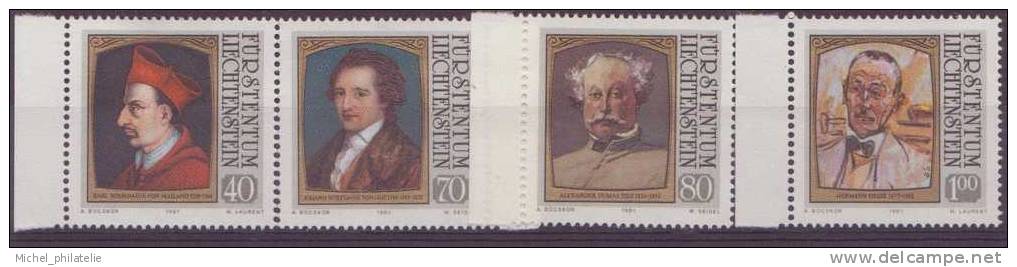 ⭐ Liechtenstein - YT n° 725 à 728 ** - Neuf sans charnière - 1981 ⭐