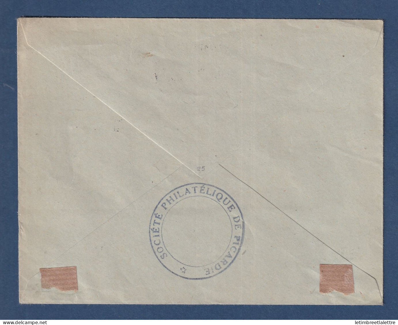 France - n° 883 oblitéré flamme Conférence du Transport Aérien Européen sur imprimé - 1954
