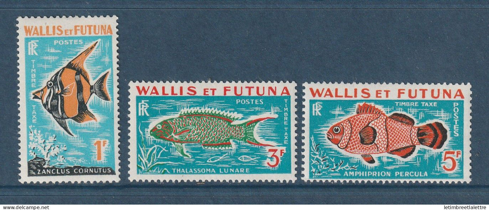 Wallis et Futuna - Taxe - YT n° 37 à 39 ** - Neuf sans charnière - 1963