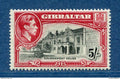 ⭐ Gibraltar - YT n° 112 aB * - Neuf avec charnière - dentelé 14 - 1938 / 1947 ⭐
