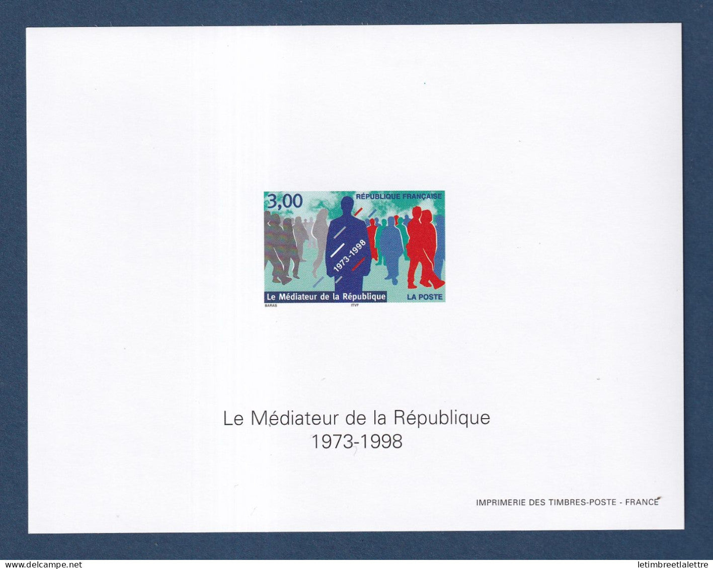 France - Bloc Feuillet non dentelé avec gomme - YT n° 3134 ** - Neuf sans charnière - ND - 1998