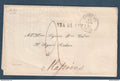 France - Nice - Via Di Nizza - de Turin pour Massoins - imprimé du journal La reforma - Février 1853