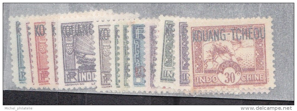 Kouang-Tchéou n° 52 à 72** sans les 63-64-65-67-68-70-71