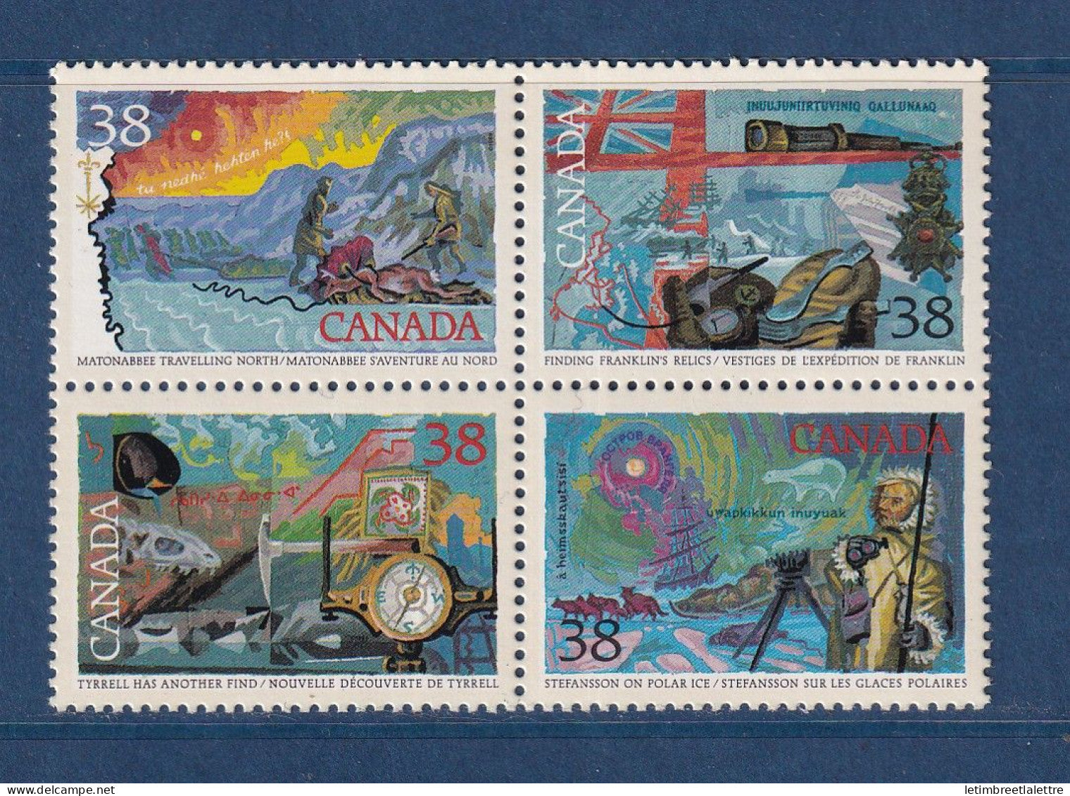 Canada - YT n° 1090 à 1093 ** - neuf sans charnière - 1989