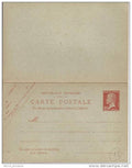 Entier postal, N° D2 avec réponse payé et date 324 sur la premiere carte