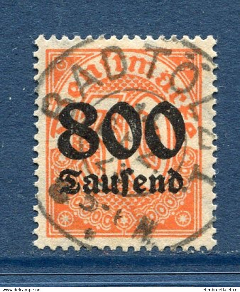 ⭐ Allemagne - Service - YT n° 44 - Oblitéré - TB - 1923 ⭐