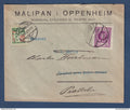 Suisse - Affranchissement mixte pour cause de réexpédition - bonne combinaison - 1927