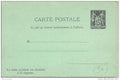 Entier postal, N° I1 carton vert jaune TB ET RARE