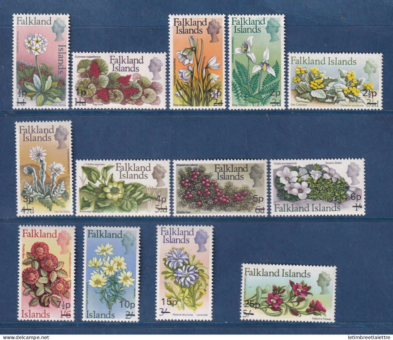 Falkland - YT n° 191 à 203 ** - neuf sans charnière - 1971
