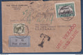Lettre de Chine - Hankow pour Shanghai par avion avec griffe Use Texaco Gasoline