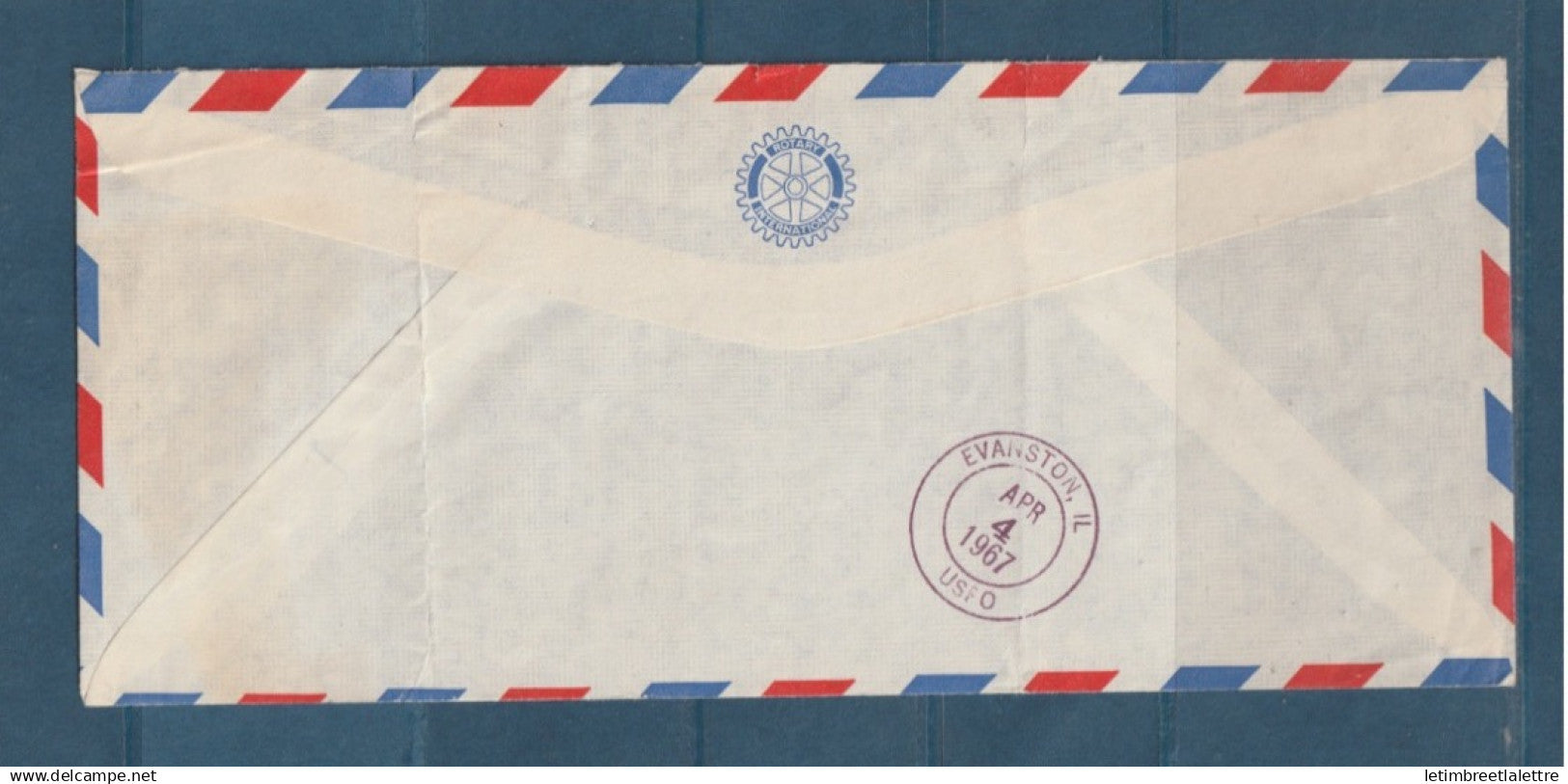Myanmar - Birmanie -  Burma - YT n° 72 et 98 - recommandé de Bandoola square pour les USA ( Evanston )  par avion - 1967
