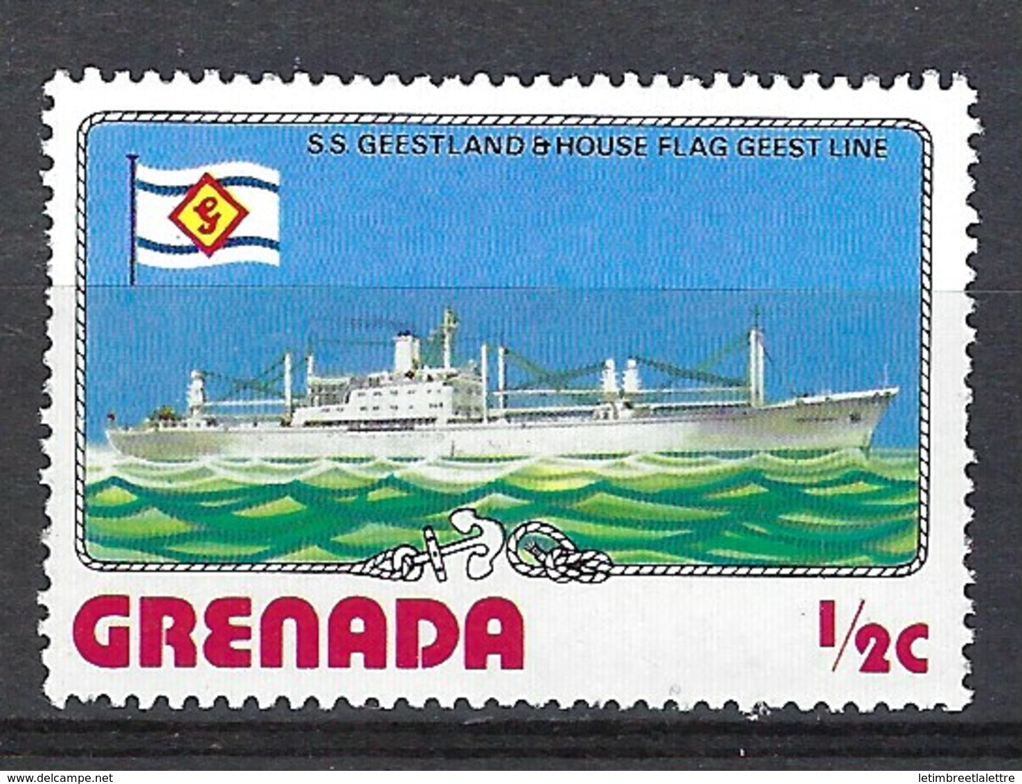 Grenade - N° 709 ** - thématique bateau - 1976