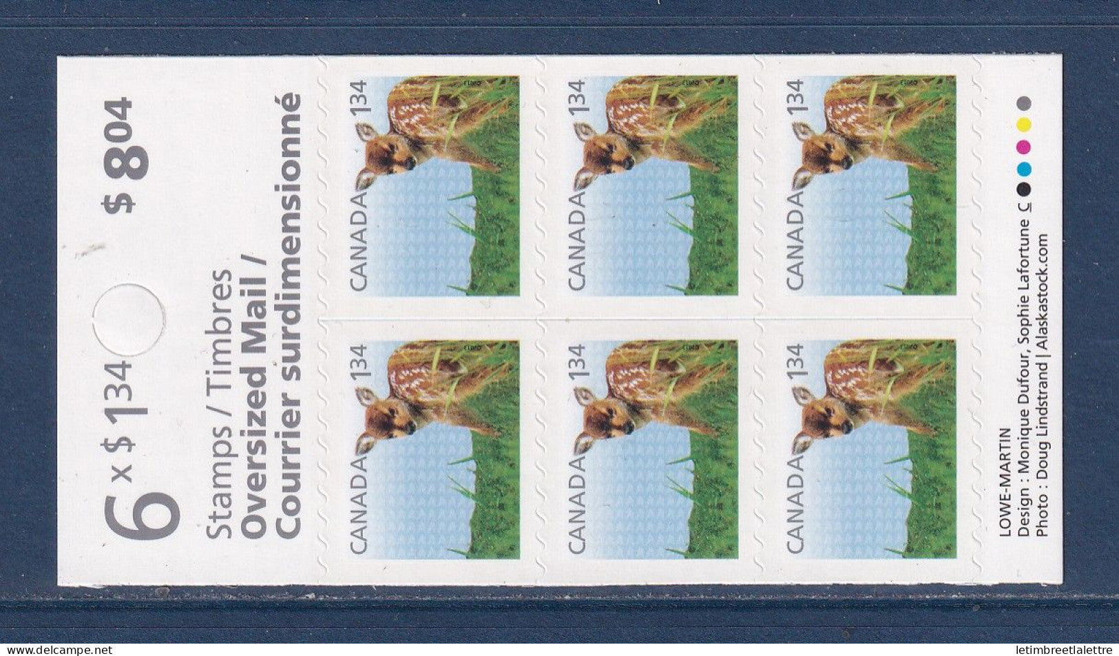 Canada - YT n° C 2805 ** - Neuf sans charnière - Jeunes animaux - Faon de Cerf - 2013