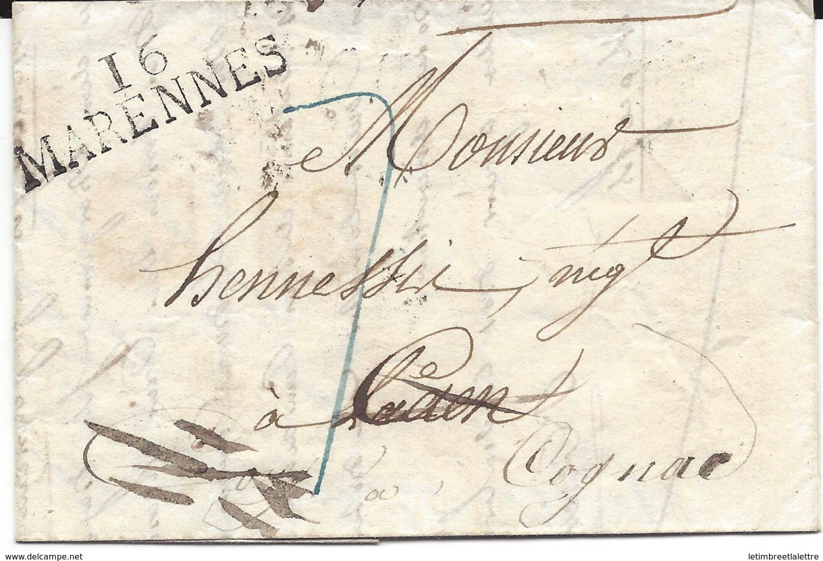 Déboursé 13 de Caen, le 30 Aout 1826