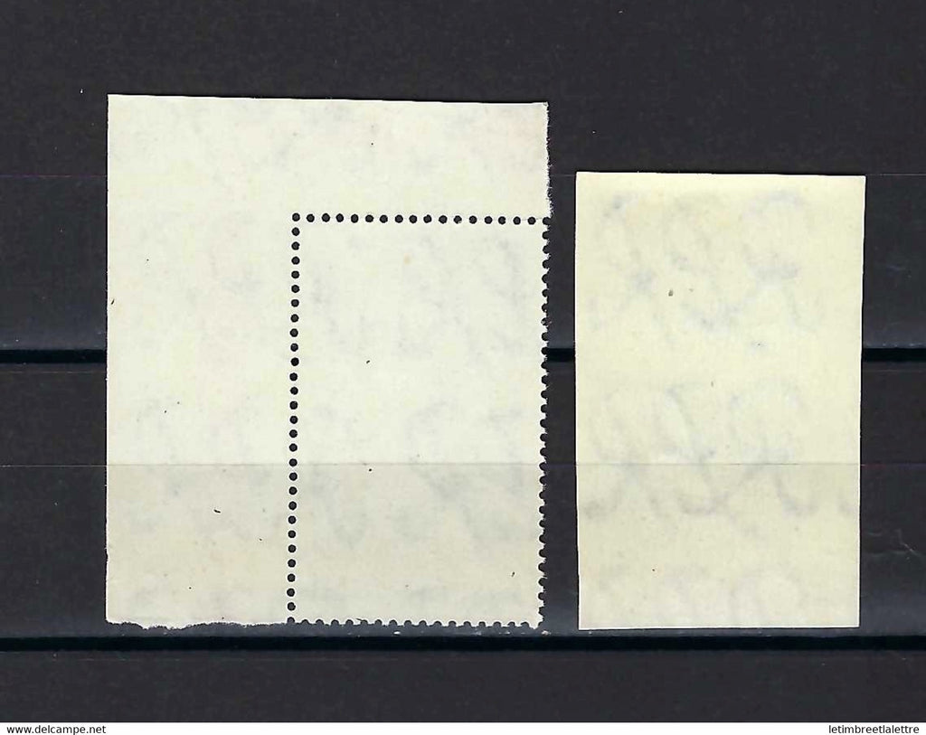 ⭐ Roumanie - Poste Aérienne - YT N° 51 et 52 * - Neuf sans charnière et avec charnière timbre de droite - 1948 ⭐