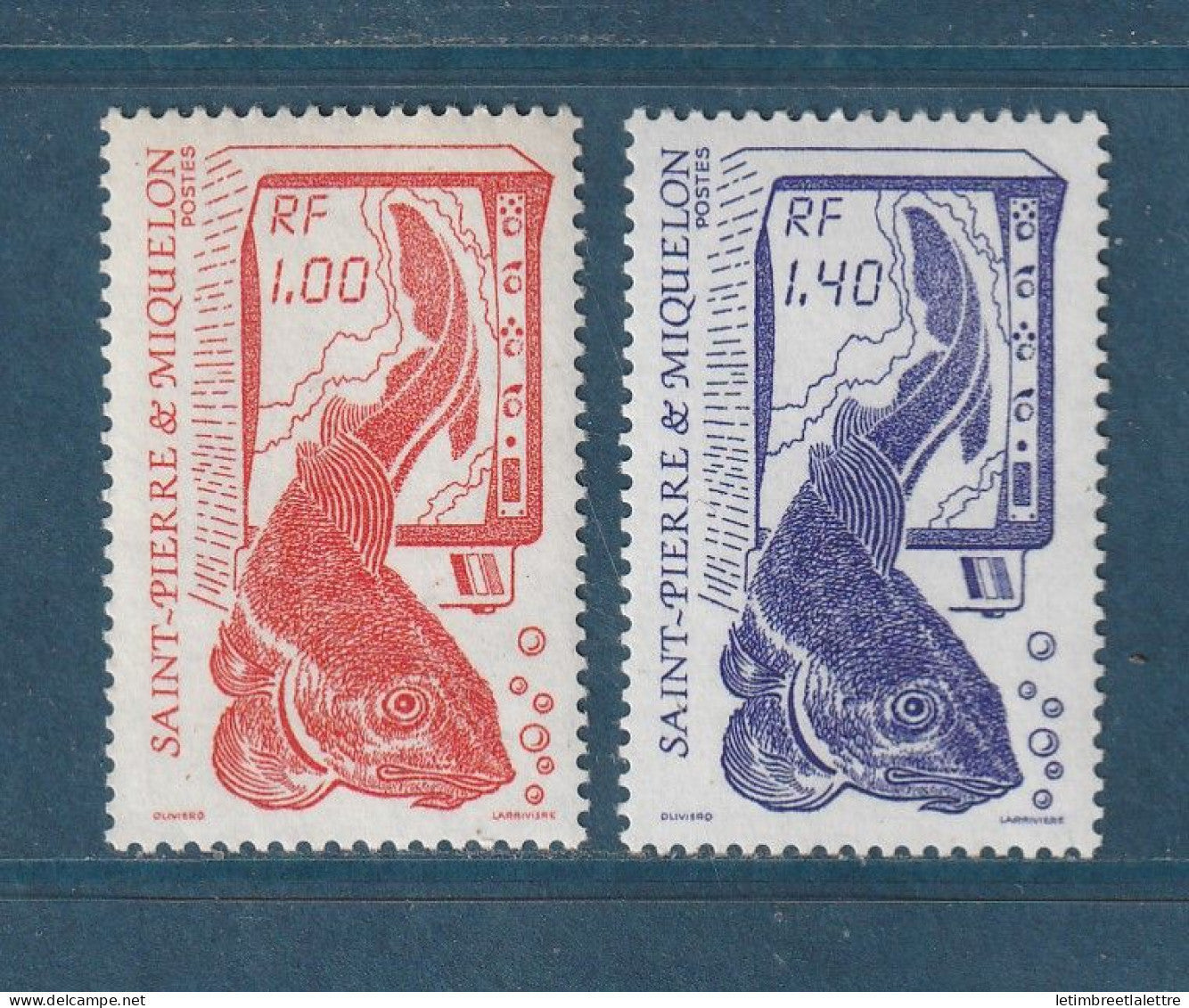 Saint Pierre et Miquelon - YT n° 472 et 473 ** - Neuf sans charnière - 1986