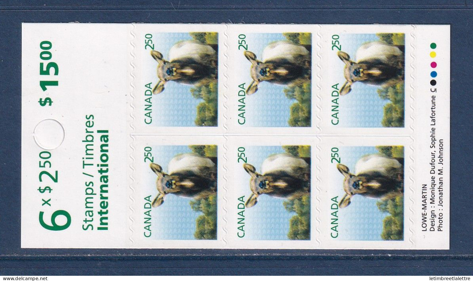 Canada - YT n° C 2969 ** - Neuf sans charnière - Jeunes animaux - Wapiti - 2014