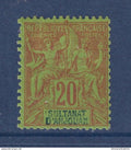 Anjouan - YT n° 7 * - neuf avec charnière - 1892