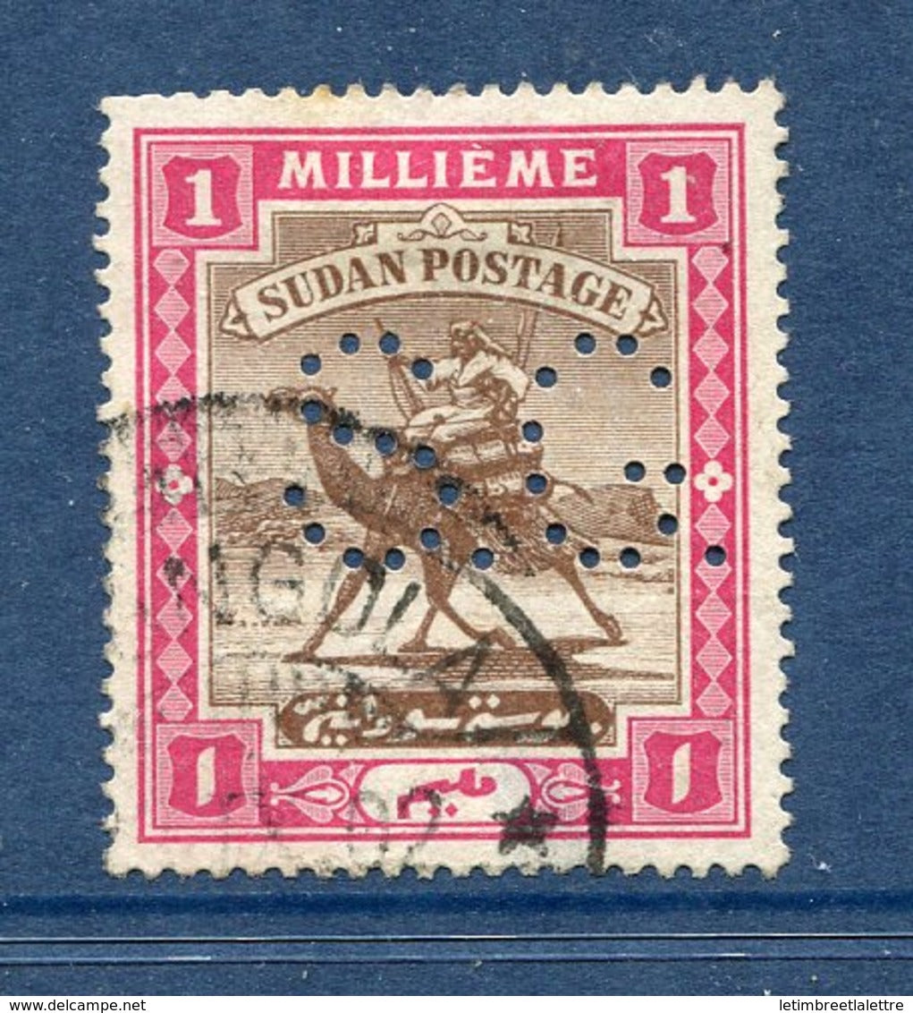 Soudan - Service - N° 1 - Oblitéré -
