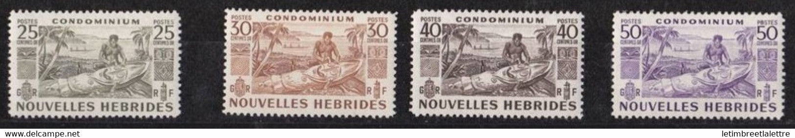 Nouvelles Hébrides - YT n° 148 à 151 ** - neuf sans charnière