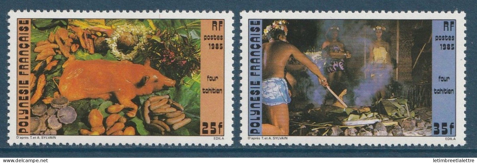 Polynésie Française - YT n° 241 et 242 ** - Neuf sans charnière - 1985