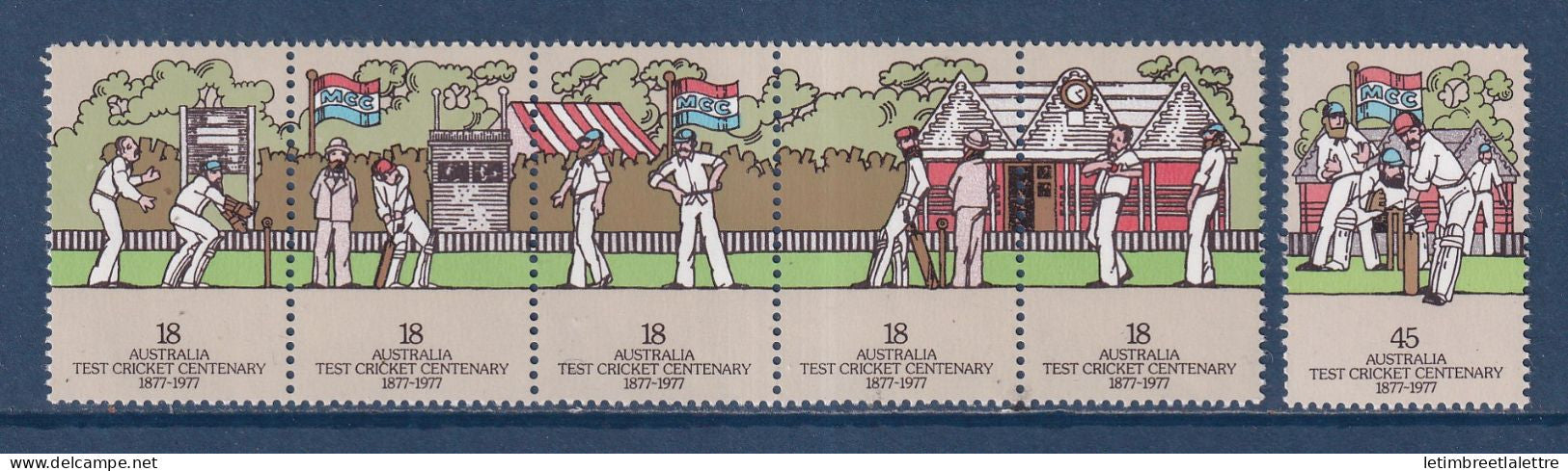 Australie - YT n° 614 à 619 ** - Neuf sans charnière - 1977