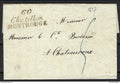 France - Châtillon / Montrouge - très belle double cursive en 1827 - superbe - indice 15
