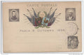 Carte POstale N° G26 b, Armoiries, circulé Oct 96