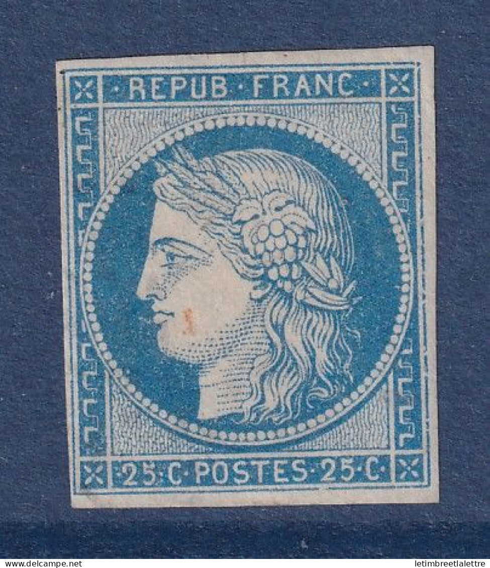 Colonies Générales - YT n° 23 * - Neuf avec charnière - petite tache sur la joue - 1872 1877