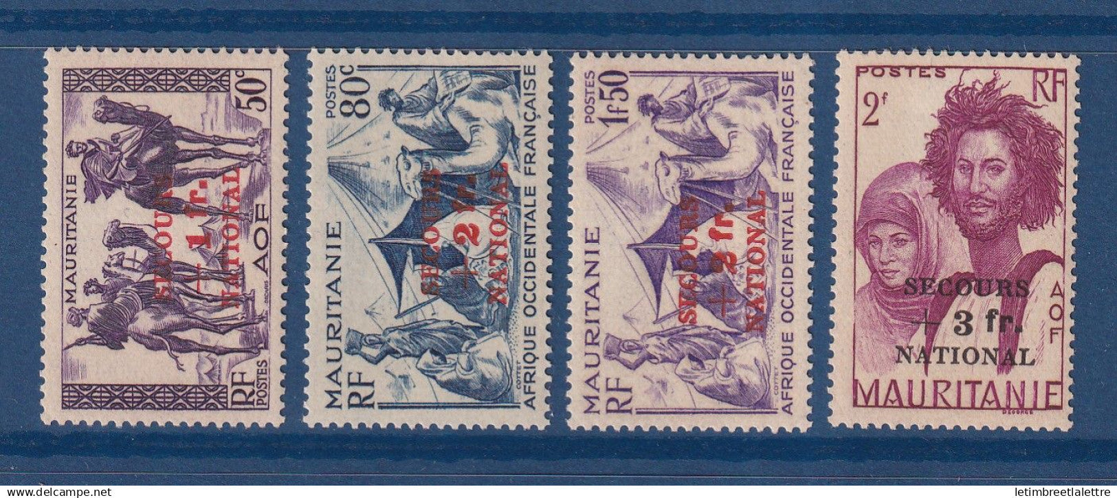 Mauritanie - YT n° 119 à 122 ** - Neuf sans charnière - 1941