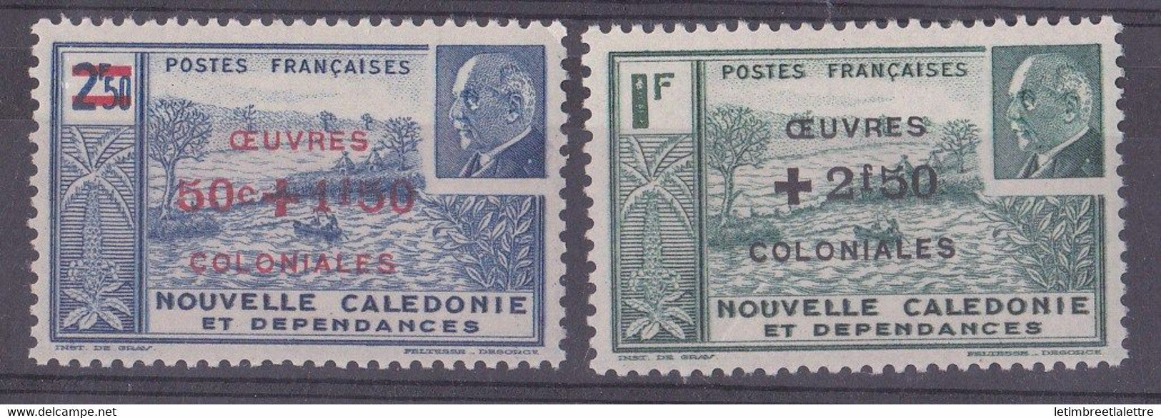 Nouvelle Calédonie - YT n° 246 et 247 ** - neuf sans charnière