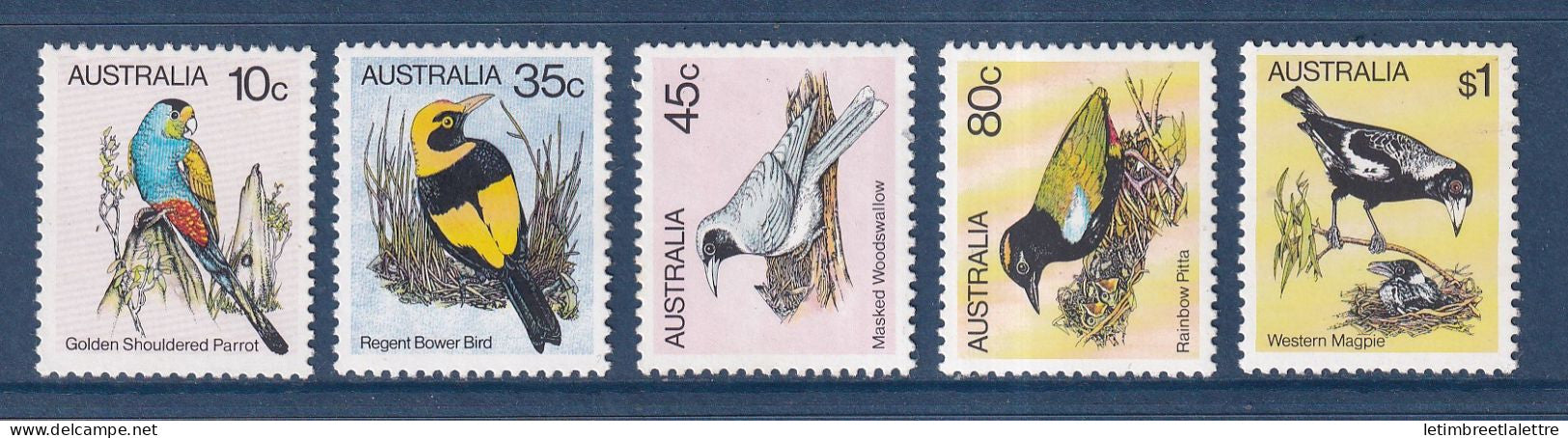 Australie - YT n° 704 à 708 ** - Neuf sans charnière - 1980