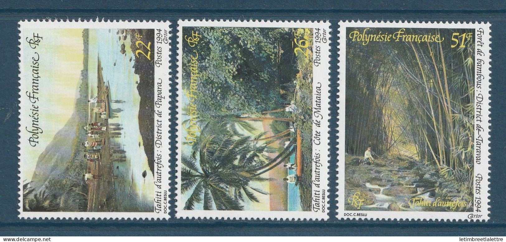 Polynésie Française - YT n° 459 à 461 ** - Neuf sans charnière - 1994