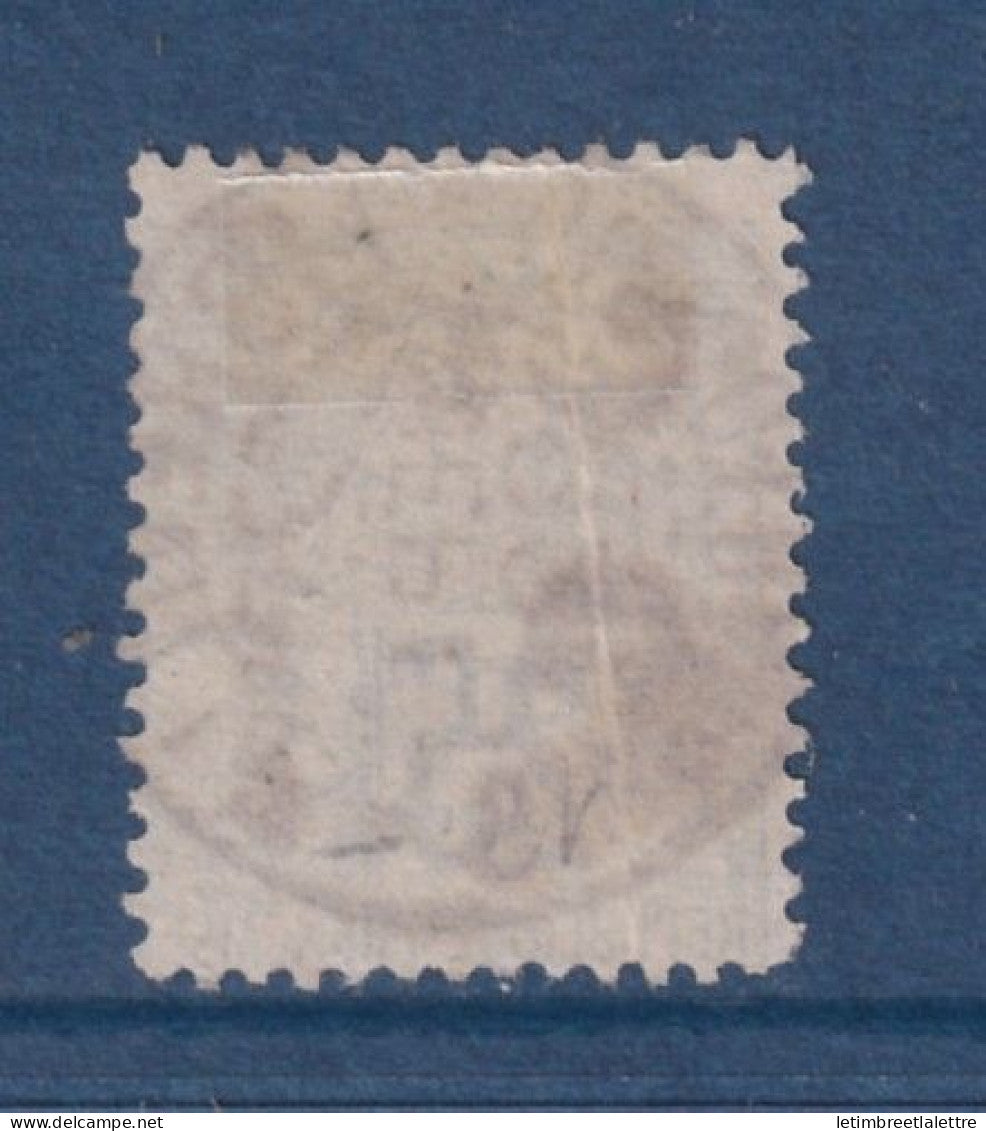 Congo - YT n° 4 aa surcharge verticale bas en haut - Oblitéré - 1891 1892