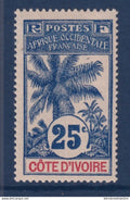 Côte d'Ivoire - YT n° 27 * - Neuf avec charnière - 1906 1907