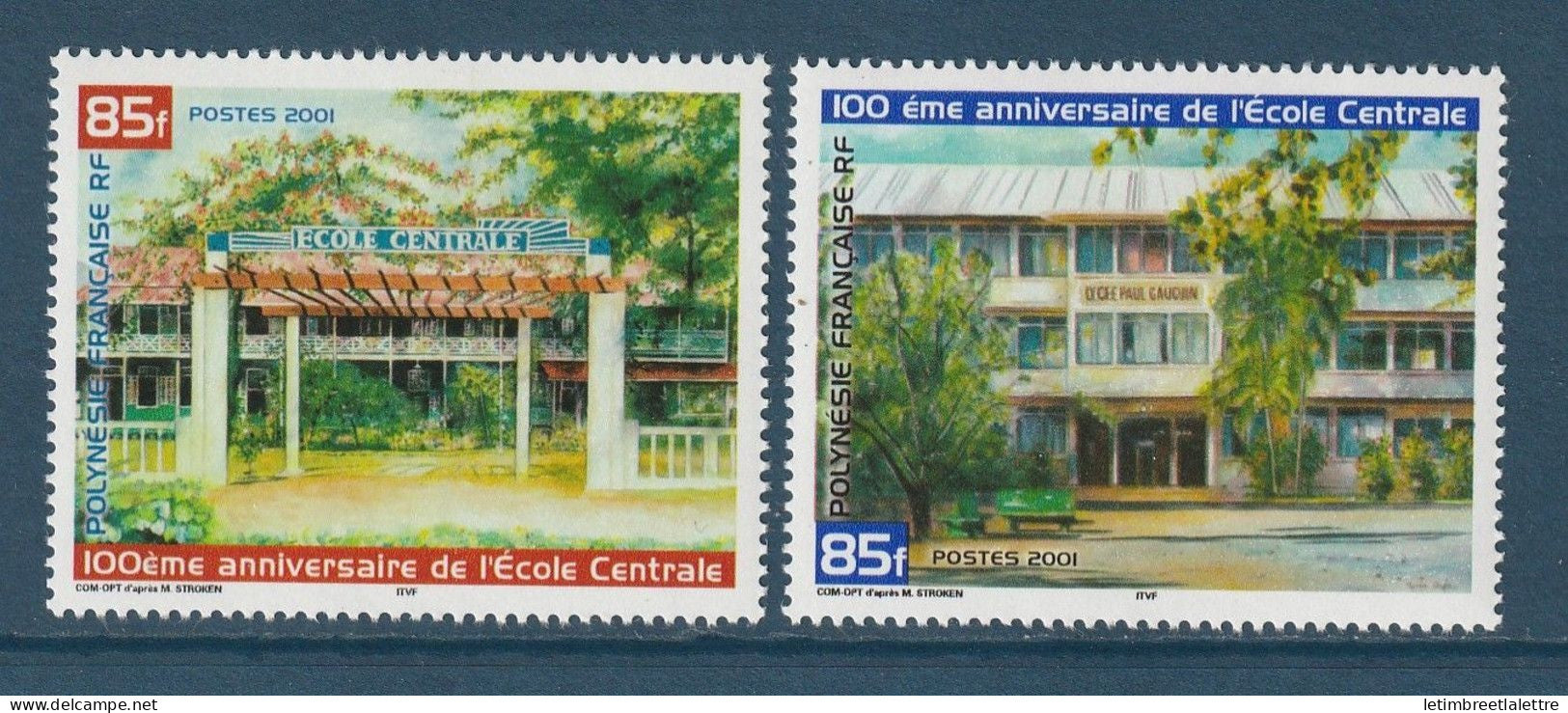 Polynésie Française - YT n° 631 et 632 ** - Neuf sans charnière - 2001