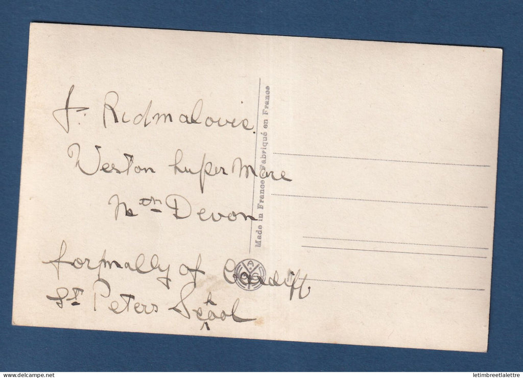 France - Carte postale - CPA - Photo - Jeux Olympiques - Natation équipe de Grande Bretagne - 1924