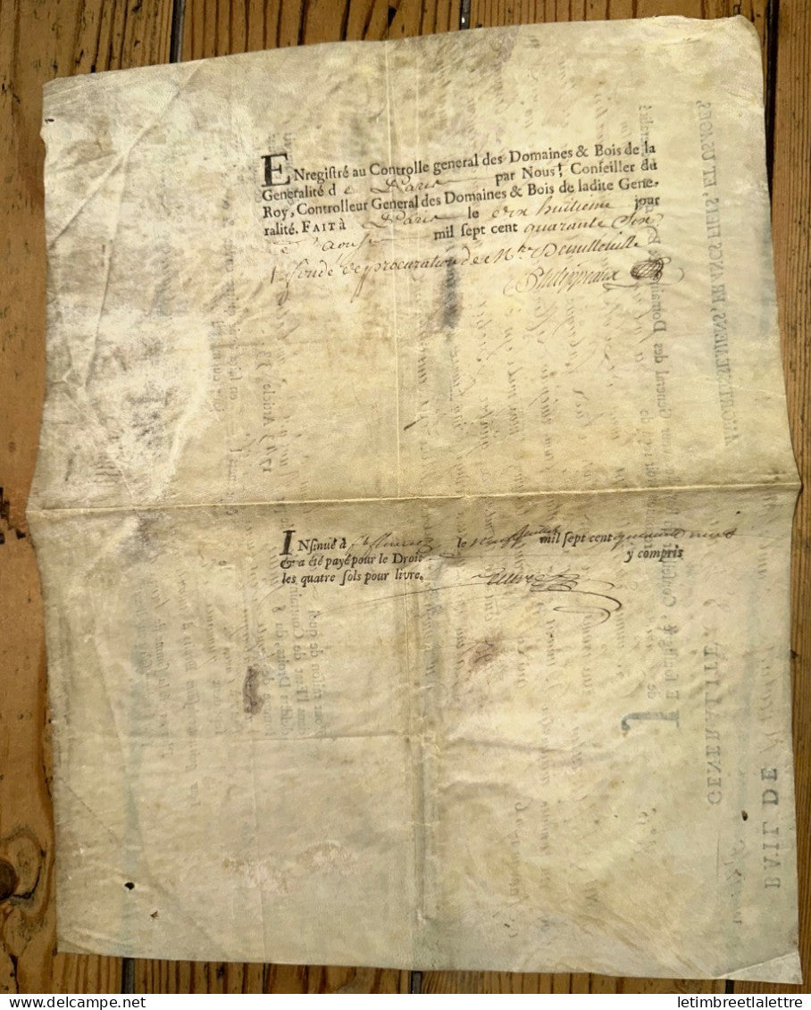 France - généralité - bail - amortissement - 1743