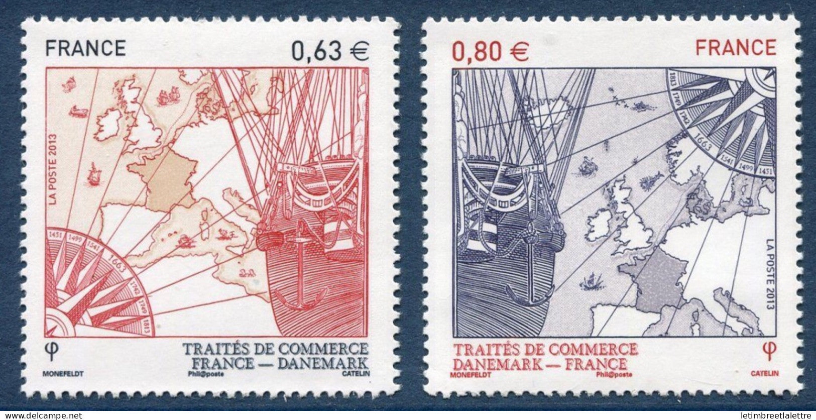 France - YT n° 4817 et 4818 ** - neuf sans charnière - 2013