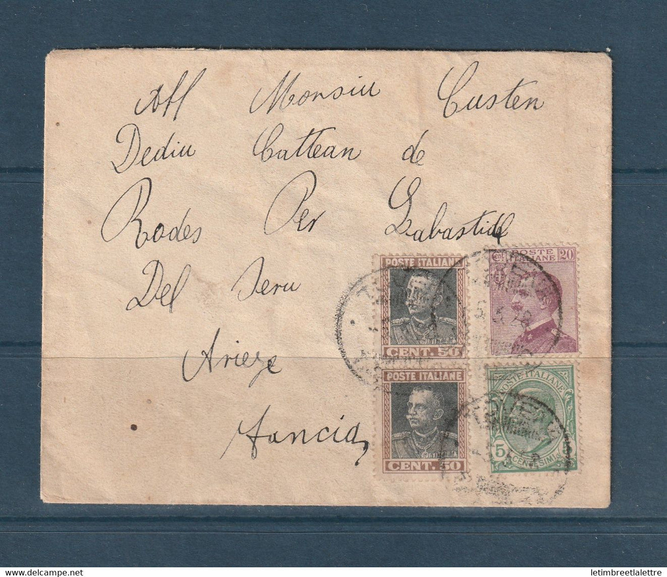 ⭐ Italie - pour la France ( Ariège )  - 1928 ⭐
