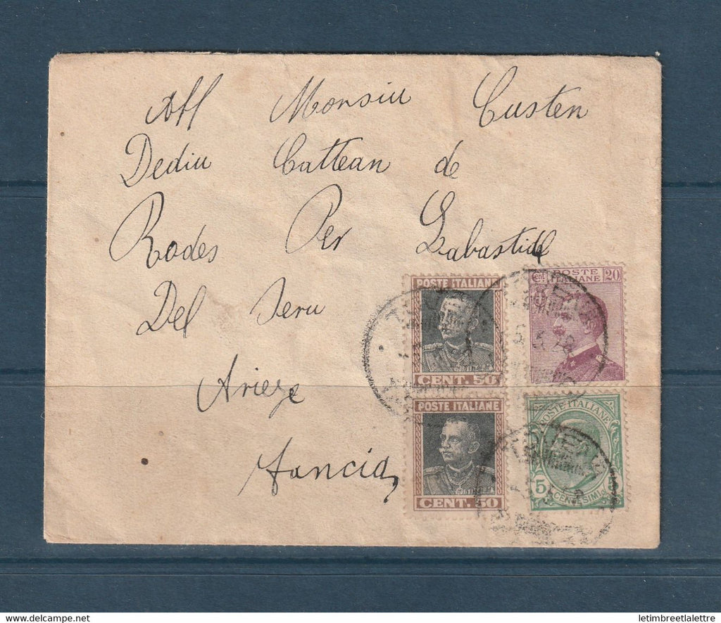 ⭐ Italie - pour la France ( Ariège )  - 1928 ⭐