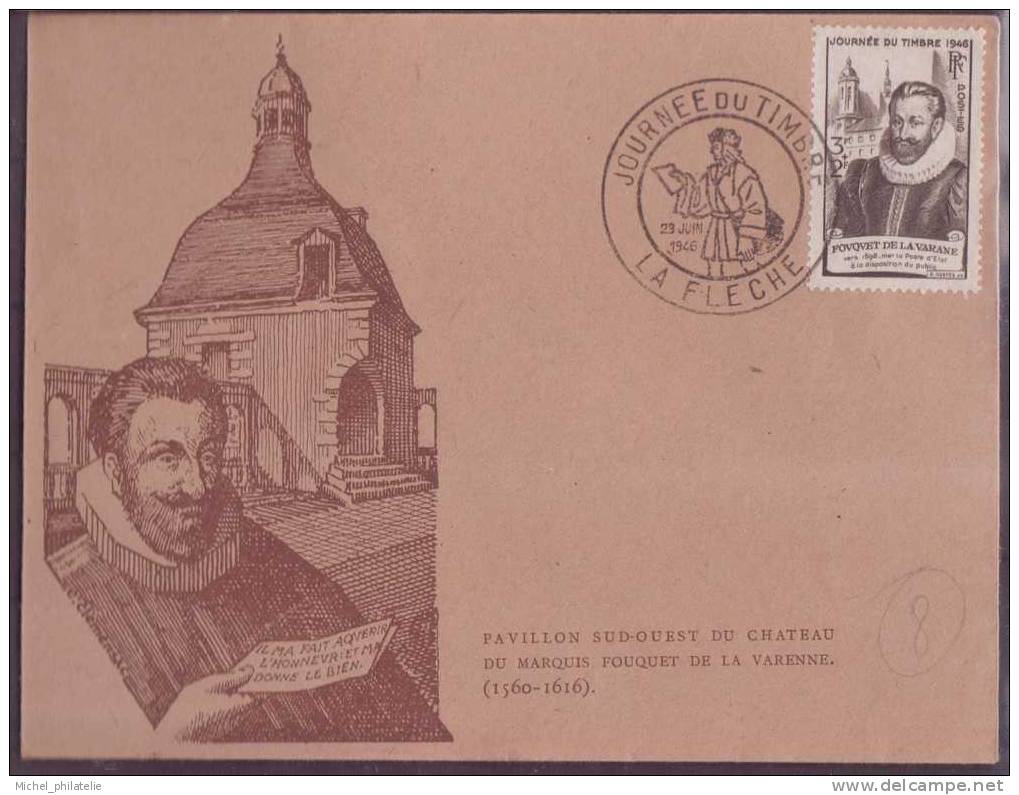 LA FLECHE JOURNEE DU TIMBRE 1946