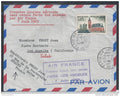 Premiere liaison Aérienne sans escale Paris Los Angeles par Air France 7 Juin 1963