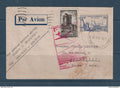 France - YT n° 393 et 426 par premier service aérien France Etats Unis ( Marseille New York ) - 1939
